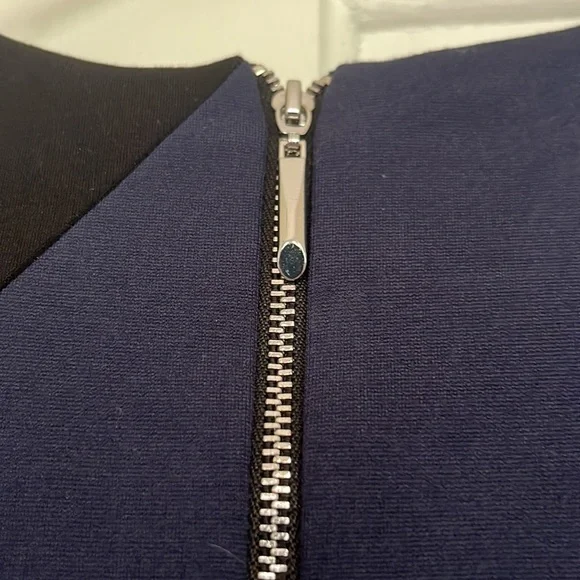 White House Black Market Navy, Gray & Black Dress - Picture 8 of 10